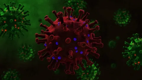 Coronavirus 3D Stock Footage 127010286