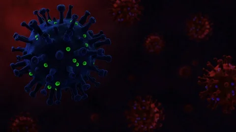 Coronavirus 3D Stock Footage 127010288