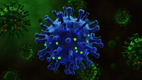 Coronavirus 3D Stock Footage 127035702