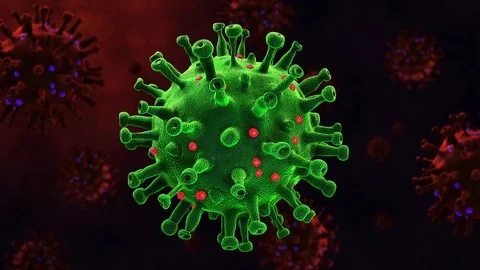 Coronavirus 3D Stock Footage 127035704
