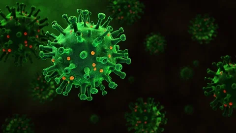 Coronavirus 3D Stock Footage 127038286