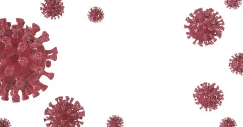 Coronavirus 3d illustration. 3d render Stock Illustration