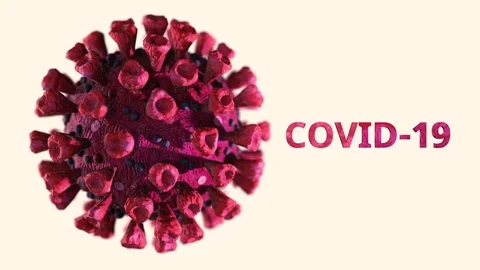 Coronavirus 3D illustration Stock Footage 126409516