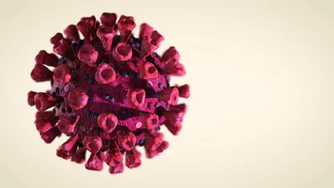Coronavirus 3D illustration Stock Footage 126409545