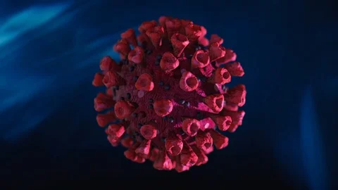 Coronavirus 3D illustration Stock Footage 126409553