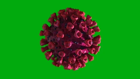 Coronavirus 3D illustration Stock Footage 126409593