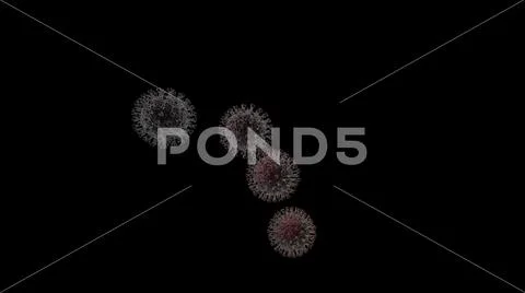 Coronavirus - 3d rendered illustration in color (14) Stock Illustration