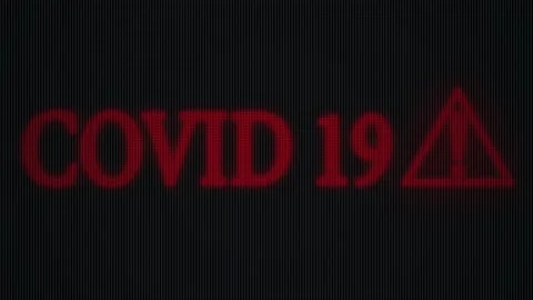 Coronavirus Animated Text Stock Footage 171536634