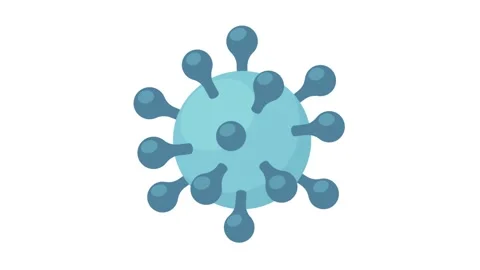Coronavirus animation Stock Footage 195943459