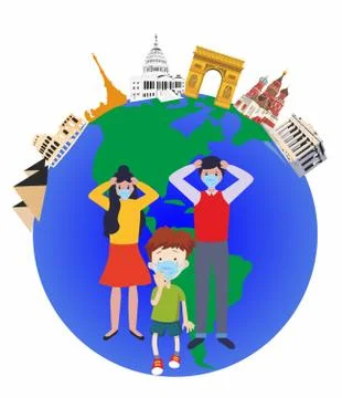 Coronavirus attack Stock Illustration