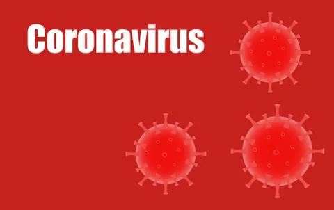 Coronavirus  background Stock Illustration
