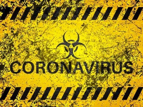 Coronavirus background Stock Illustration