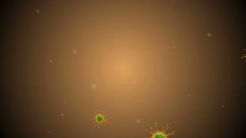 Coronavirus Bacteria Floating 動画素材 126760490