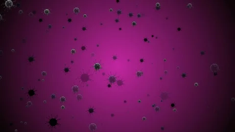 Coronavirus Bacteria Floating 動画素材 126771464
