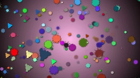 Coronavirus Bacteria Floating 動画素材 126781732