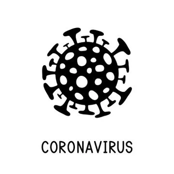 Coronavirus bacteria. Stock Illustration