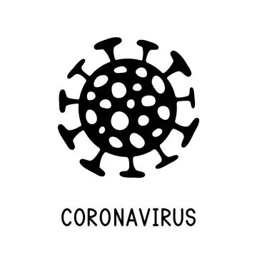 Coronavirus bacteria. Stock Illustration