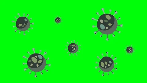 Coronavirus bacteria multiply Stock Footage 129299549