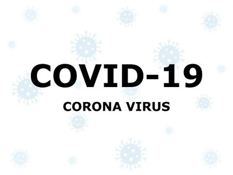Coronavirus banner background vector illustration Stock Illustration