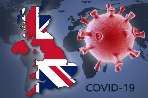 Coronavirus in Britain Stock Illustration
