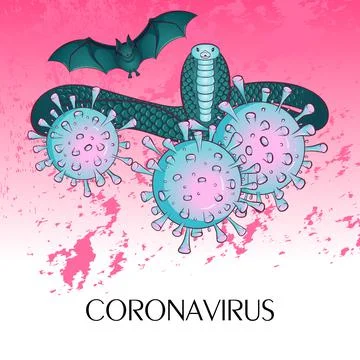 Coronavirus carriers of infection Stock Illustration