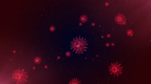 Coronavirus Cell Animation - 4K Video stock 130552624