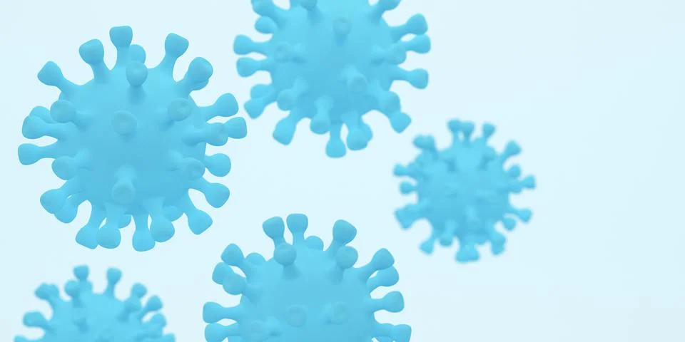 Coronavirus cell background Stock Illustration