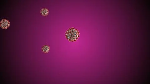 Coronavirus Cell Ilustração Stock