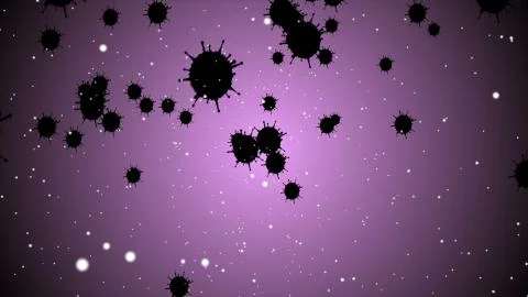 Coronavirus Cell Ilustração Stock