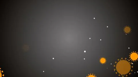Coronavirus Cell Ilustração Stock