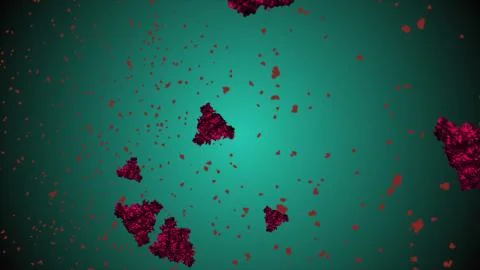 Coronavirus Cell Stock Illustration