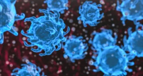 Coronavirus cell, a pathogen that attacks the respiratory tract. Covid Stock Photos