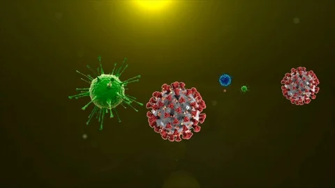 Coronavirus Cells Animation 動画素材 126803271