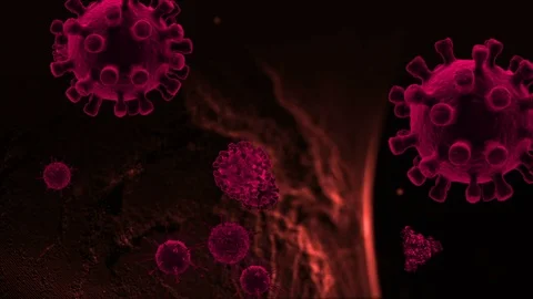 Coronavirus Cells Animation 動画素材 126804360