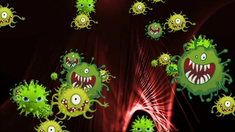 Coronavirus Cells Animation 動画素材 126805664