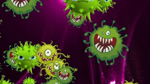 Coronavirus Cells Animation 動画素材 126806120