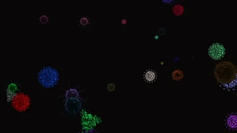 Coronavirus Cells Animation 스톡 동영상 126807251