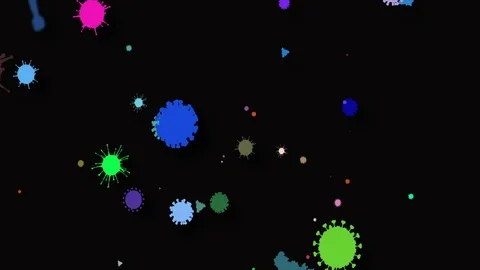 Coronavirus Cells Animation Stock Footage 126807717