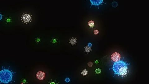 Coronavirus Cells Animation 스톡 동영상 126807997