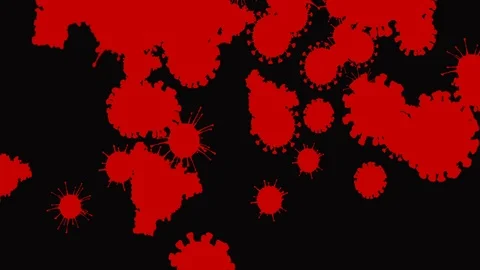 Coronavirus Cells Animation Stock Footage 126808036