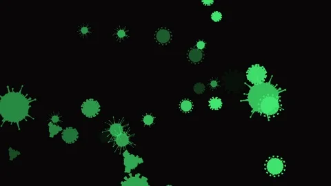 Coronavirus Cells Animation Vídeo Stock 126808040