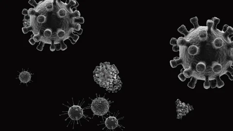 Coronavirus Cells Animation Video stock 126808304