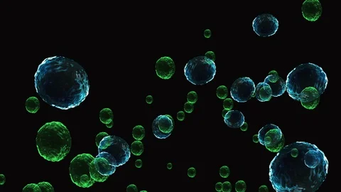 Coronavirus Cells Animation Video stock 126809178