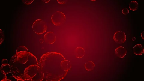 Coronavirus Cells Animation 動画素材 126809771