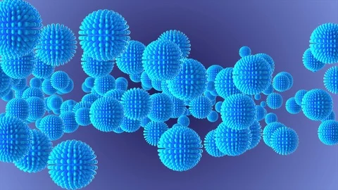 Coronavirus Cells Animation 動画素材 126814631