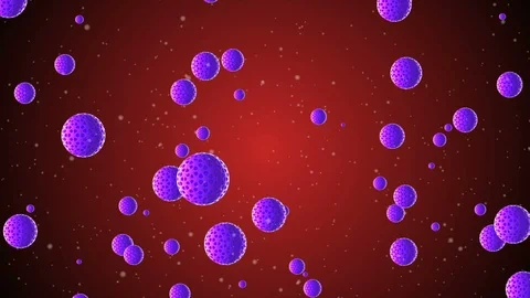 Coronavirus Cells Animation 動画素材 126819956