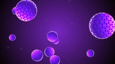 Coronavirus Cells Animation Stock Footage 126820030