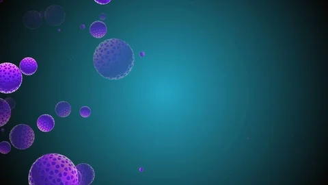 Coronavirus Cells Animation Stock Footage 126820322