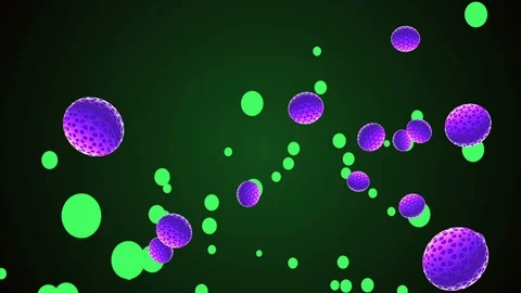 Coronavirus Cells Animation 動画素材 126820831