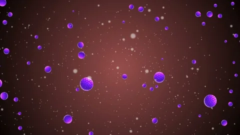 Coronavirus Cells Animation Stock Footage 126820833